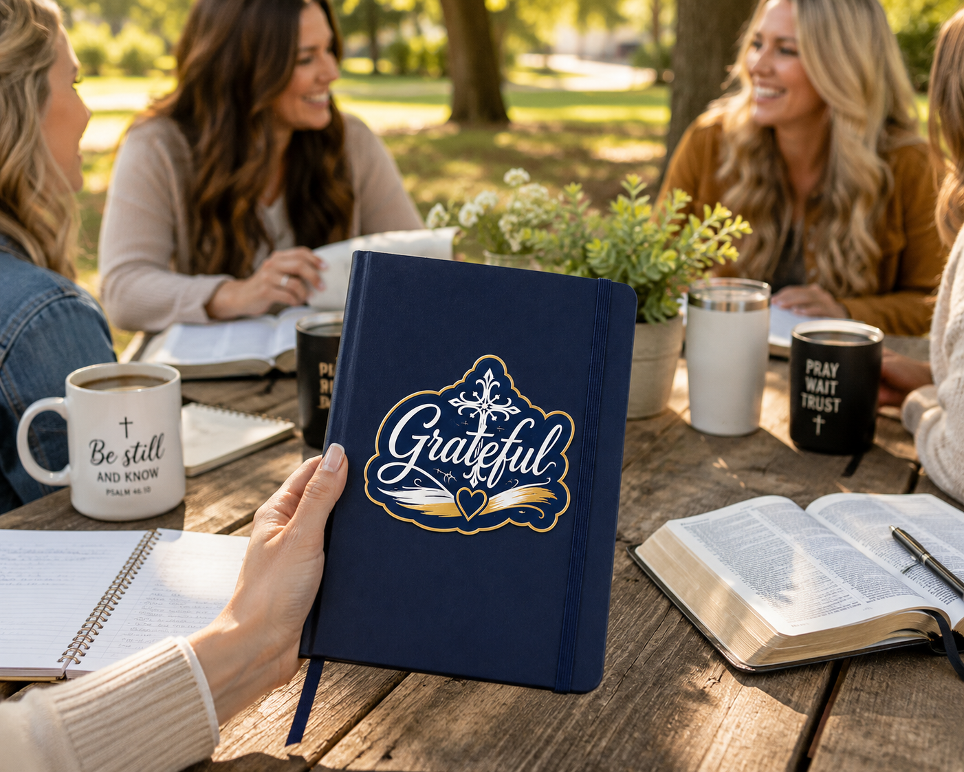 Grateful Journal - Navy