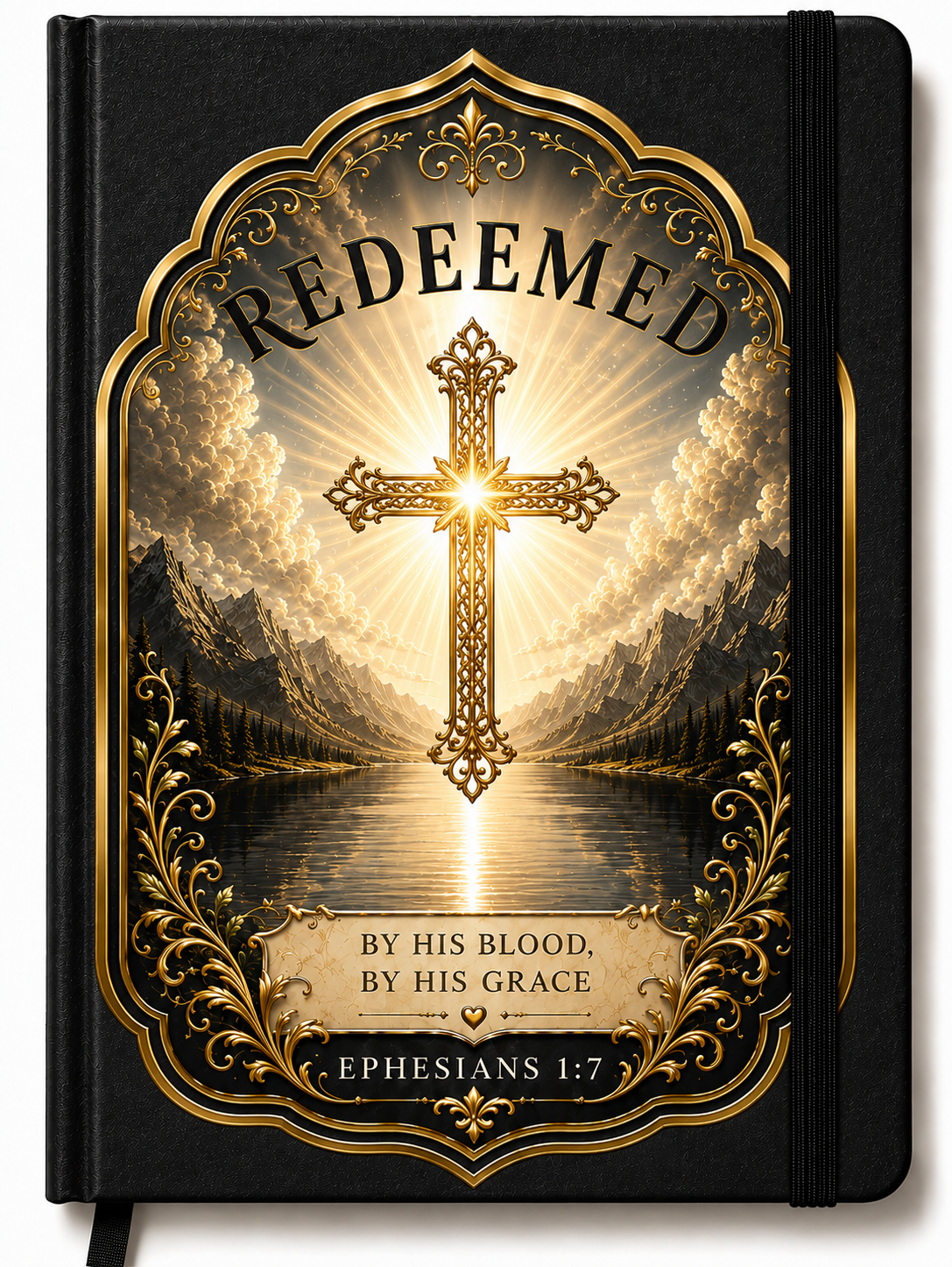 Redeemed Journal - Cross Cross Black
